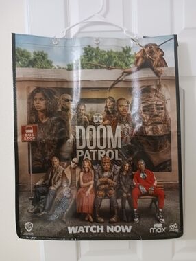 Doom Patrol DC WB Swag Bag Back Pack Collectors Edition HBO Snap Top 19x23